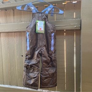 Brand New Lily & Dan Toddler Snowbib Overalls